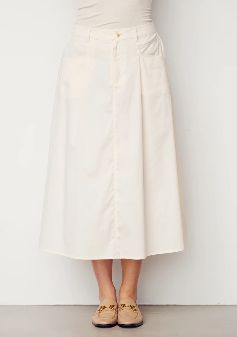 Sigga Long Skirt - Cream