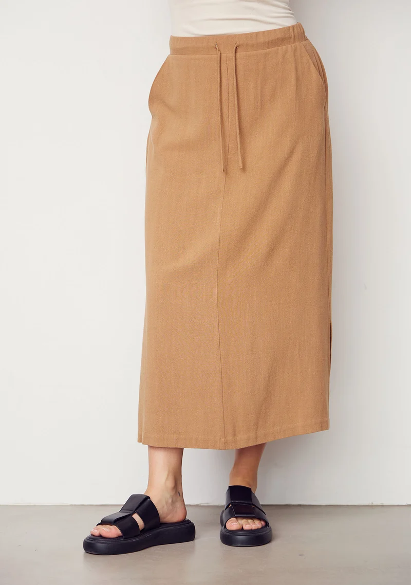 Pearl Skirt - Luxury Camel