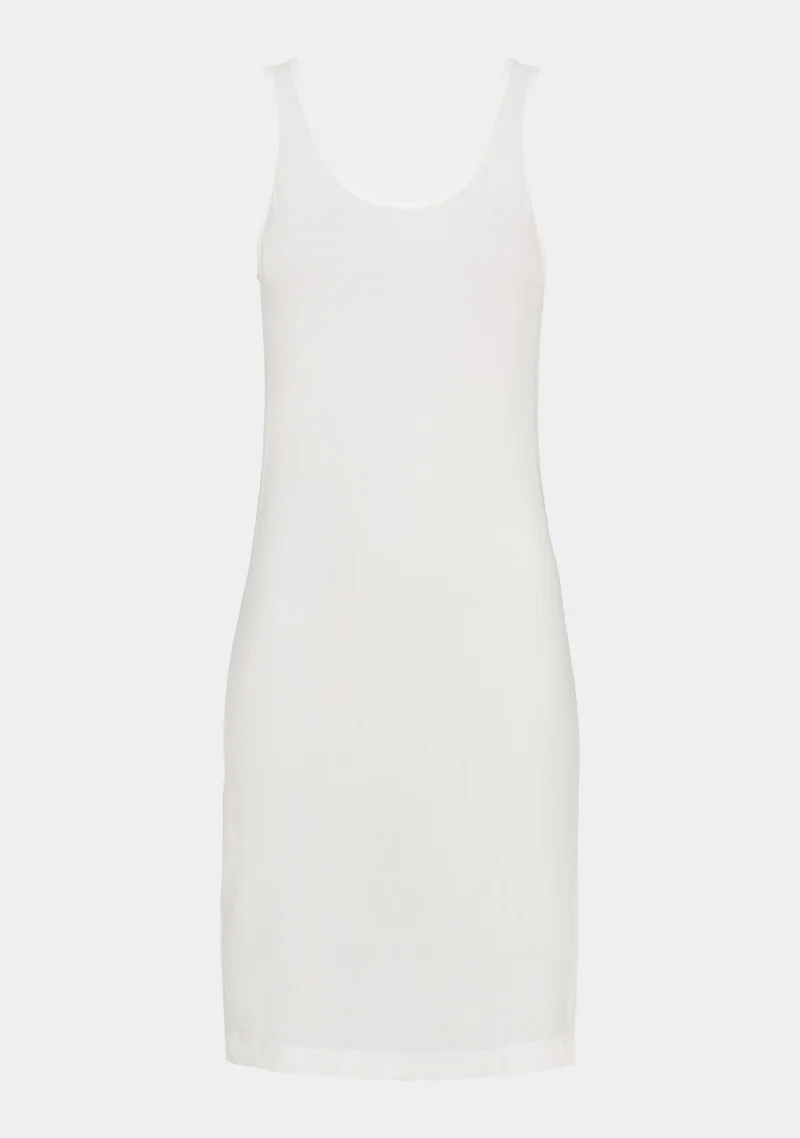 Nilla Long Tank Top - Broken White
