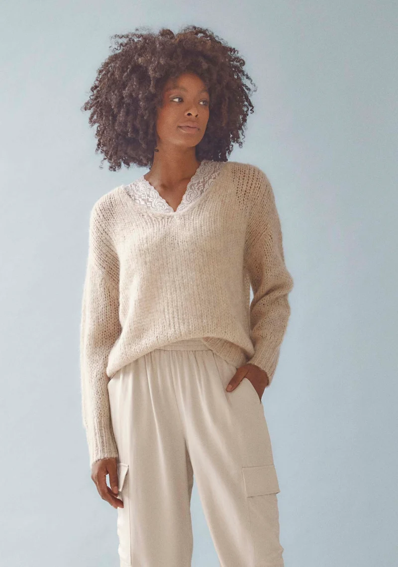 Cosima Knit - Powder