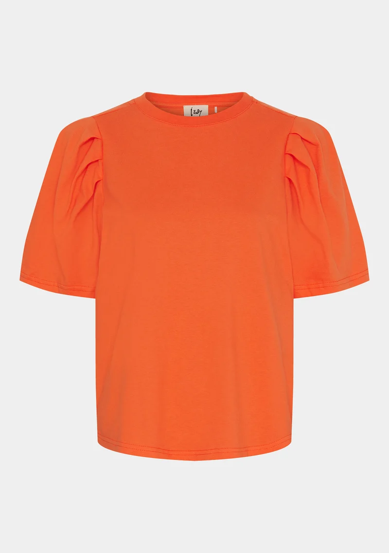 Tinni s/s T-Shirt - Warm Orange