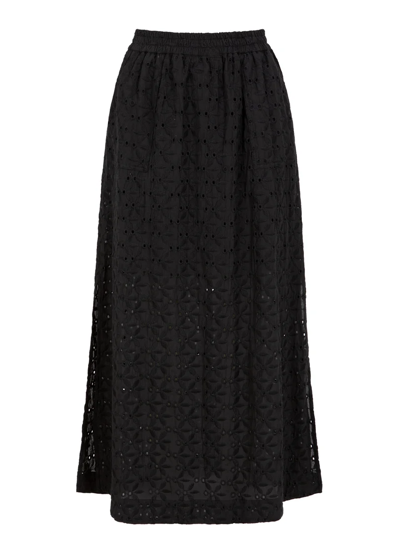 CC HEART ALLIE MAXI KJOL - Black