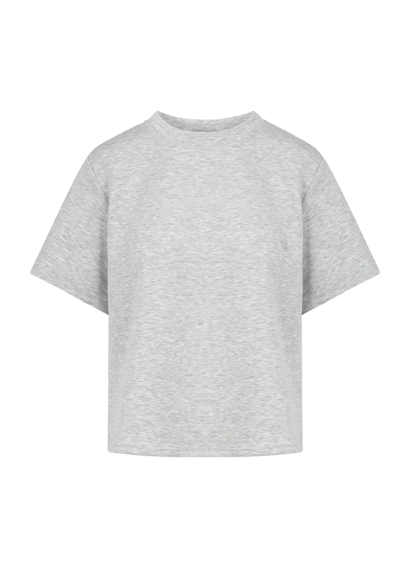 CC HEART BEA SWEATBLUS - Light grey melange