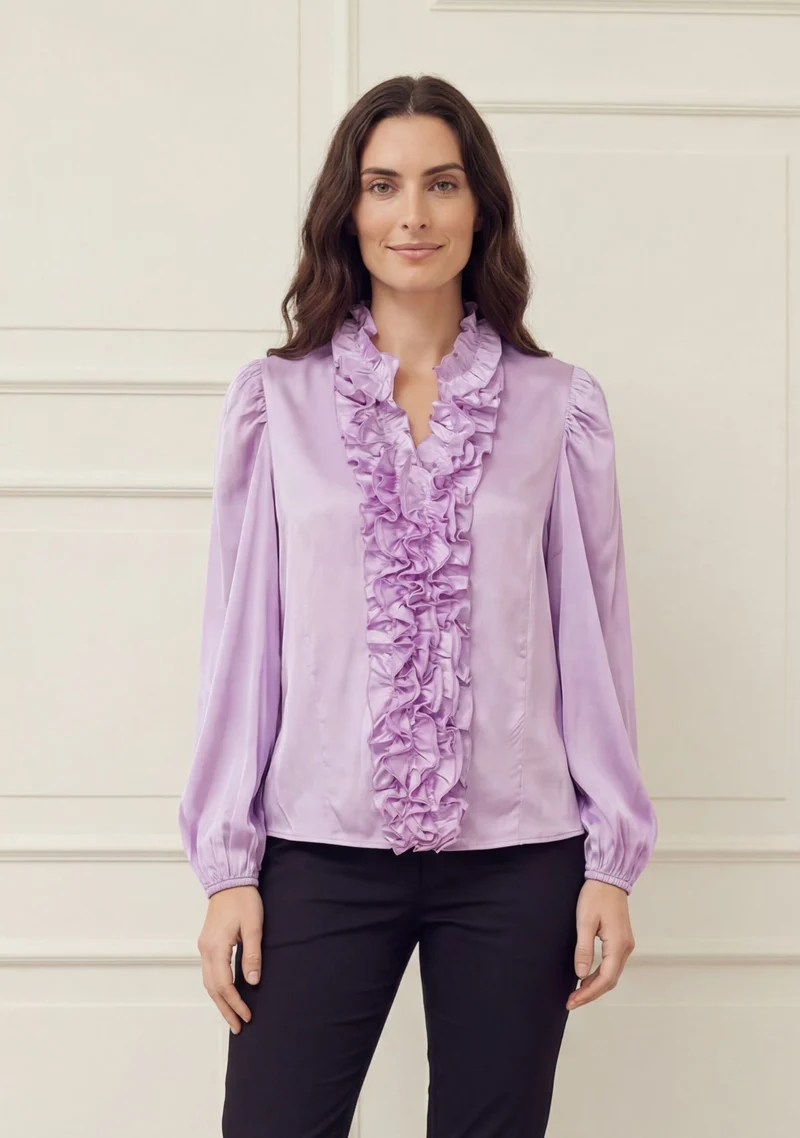 Steff Blouse - Purple Light