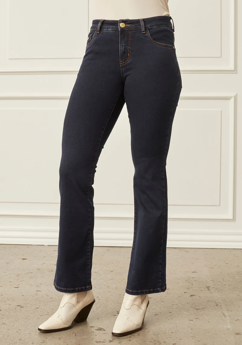 Lido Flare Jeans - Denim Blue Unwashed