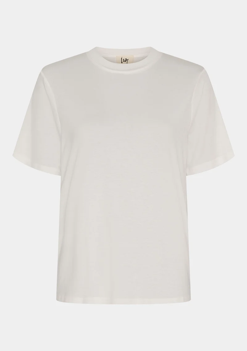 Gritt O-Neck T-Shirt - Broken White