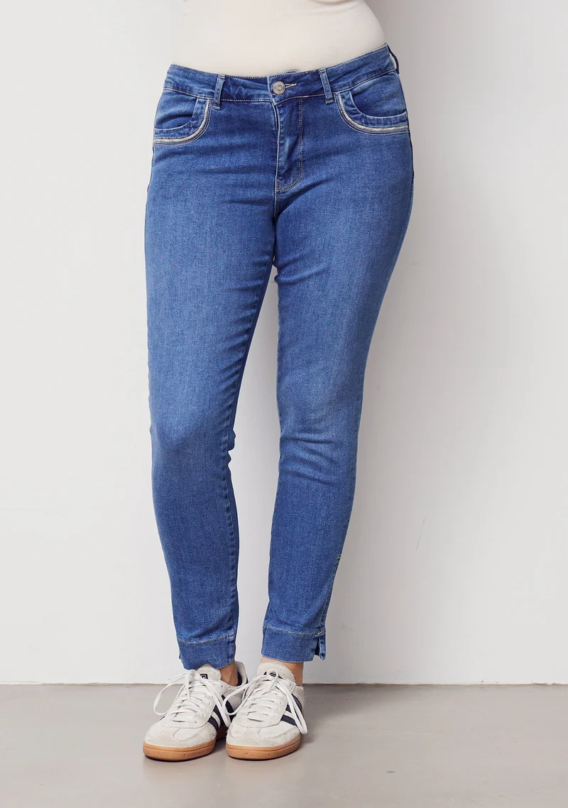 Verona Deco Jeans - Denim Wash