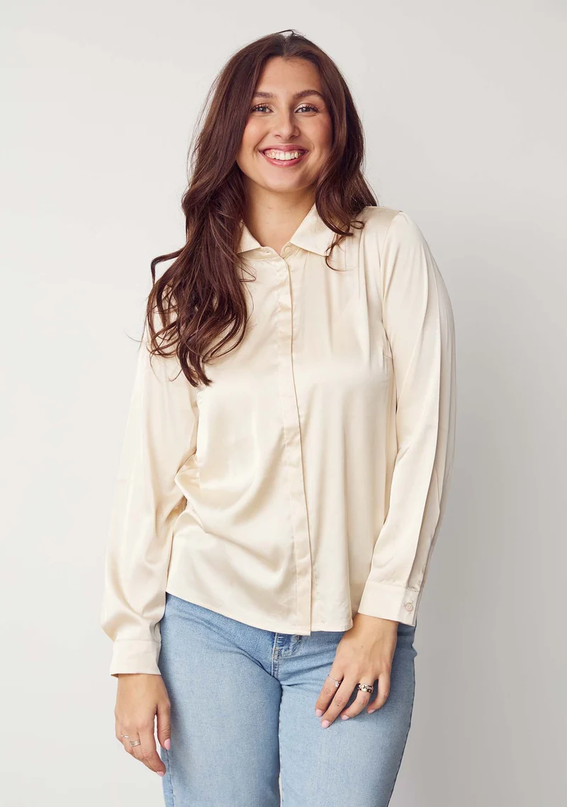 Steff Basic Shirt - Sand