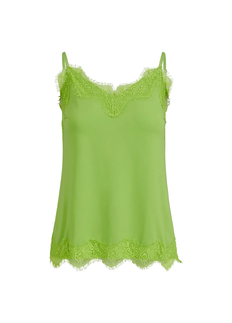 ROSIE lace top - Flashy green