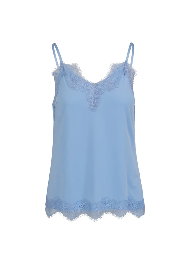 ROSIE lace top - Light blue
