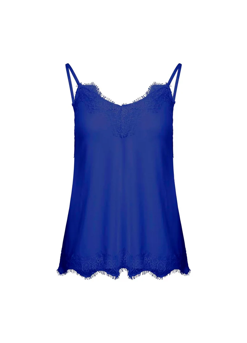 ROSIE lace top - Cobalt Blue