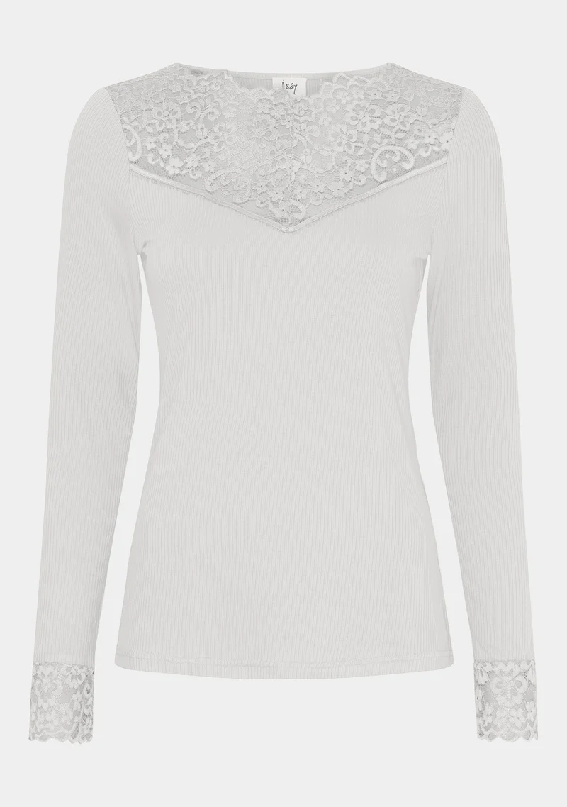 Dee Lace Blouse - Broken White
