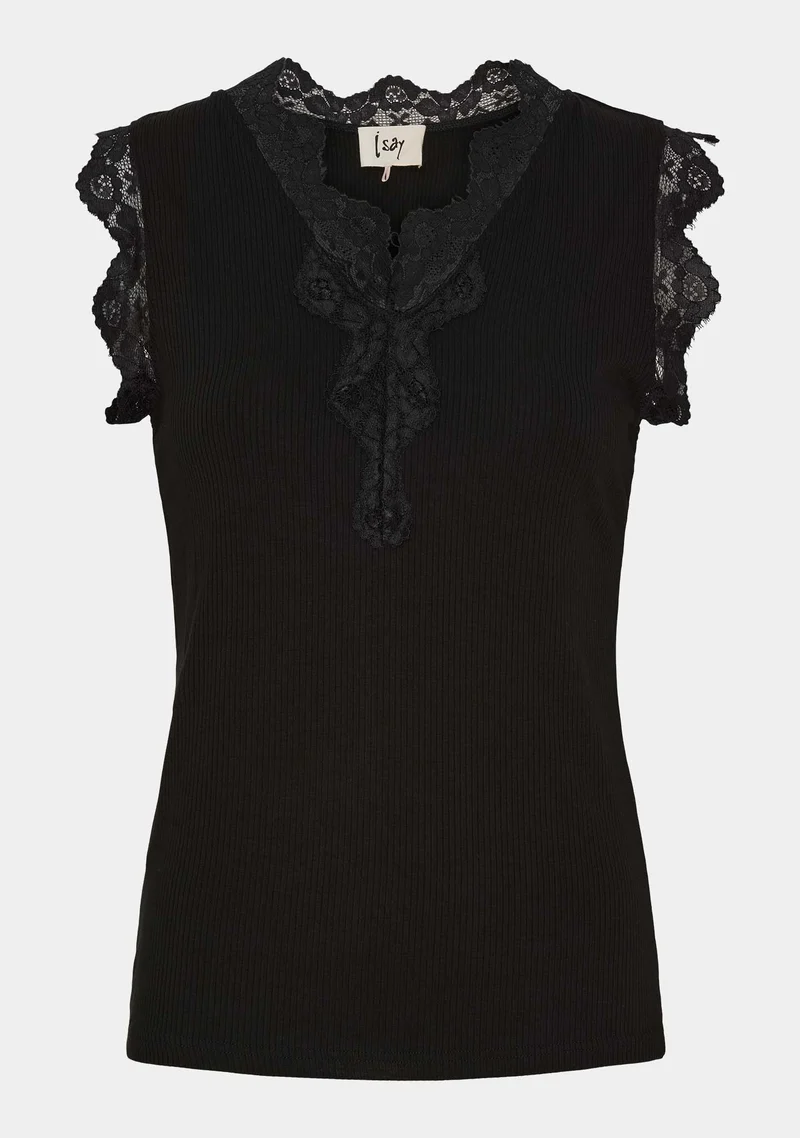 Dee Lace Top - Black