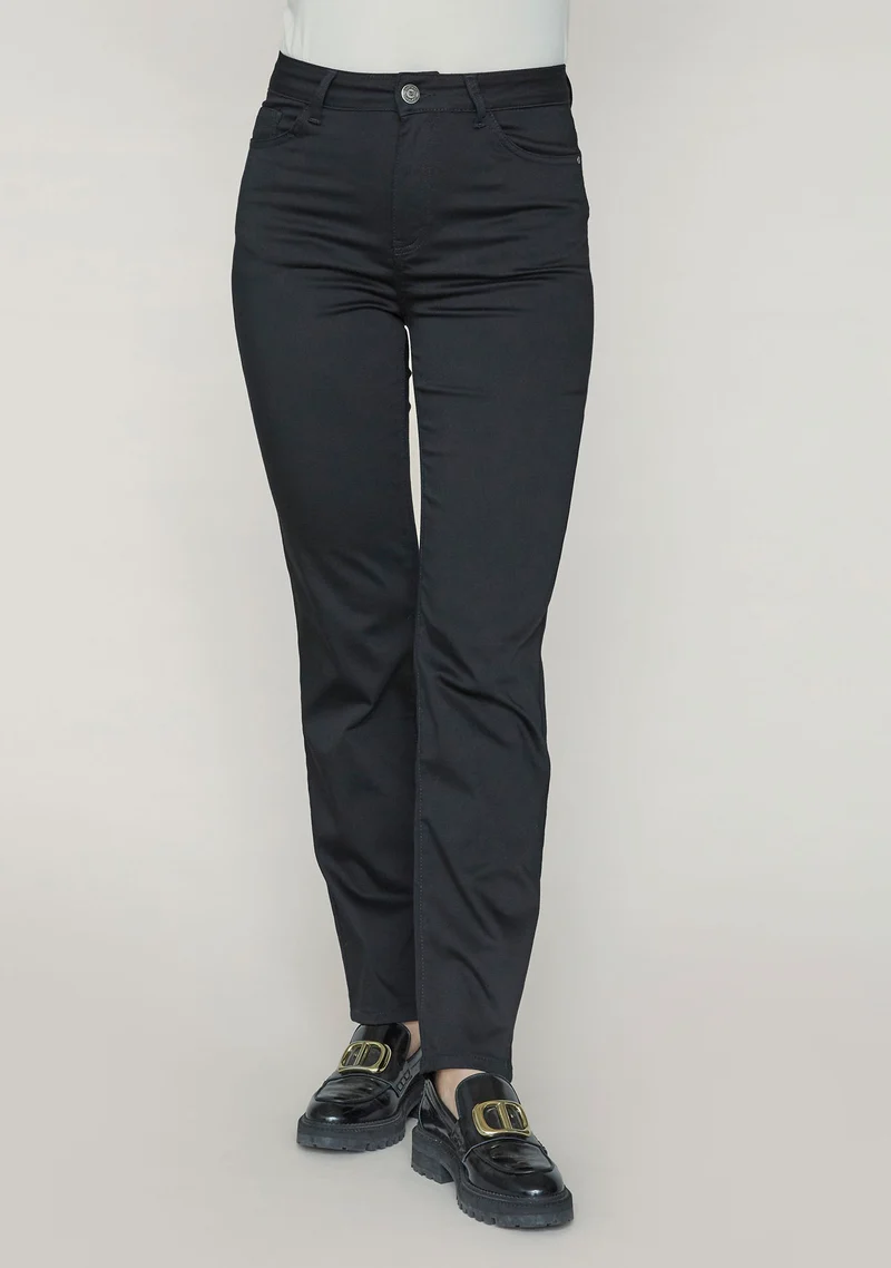 Isay Long Straight Pant - Black