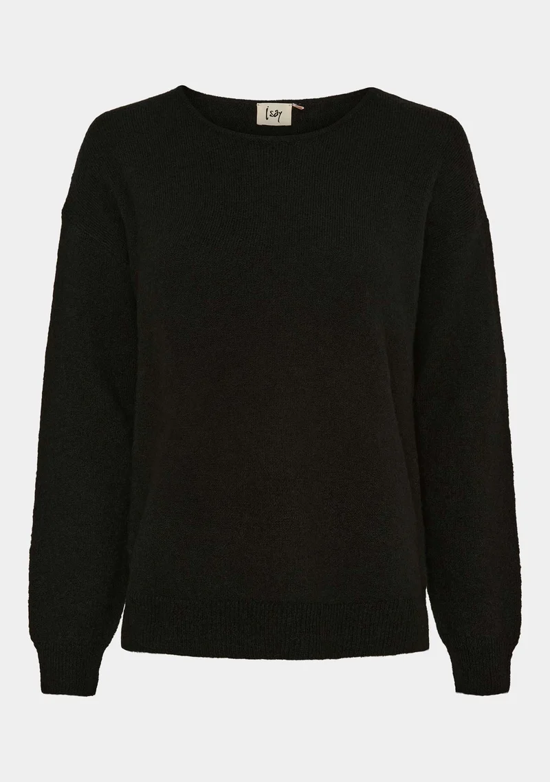 Anna Classic Pullover - Black