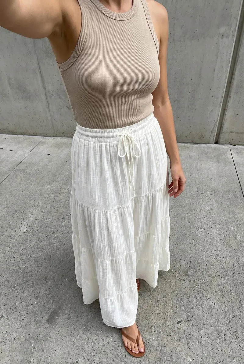 A-bee - Saga Skirt - White