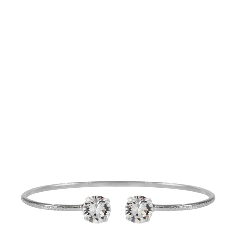 Classic Petite Bracelet Gold - Crystal Rhodium
