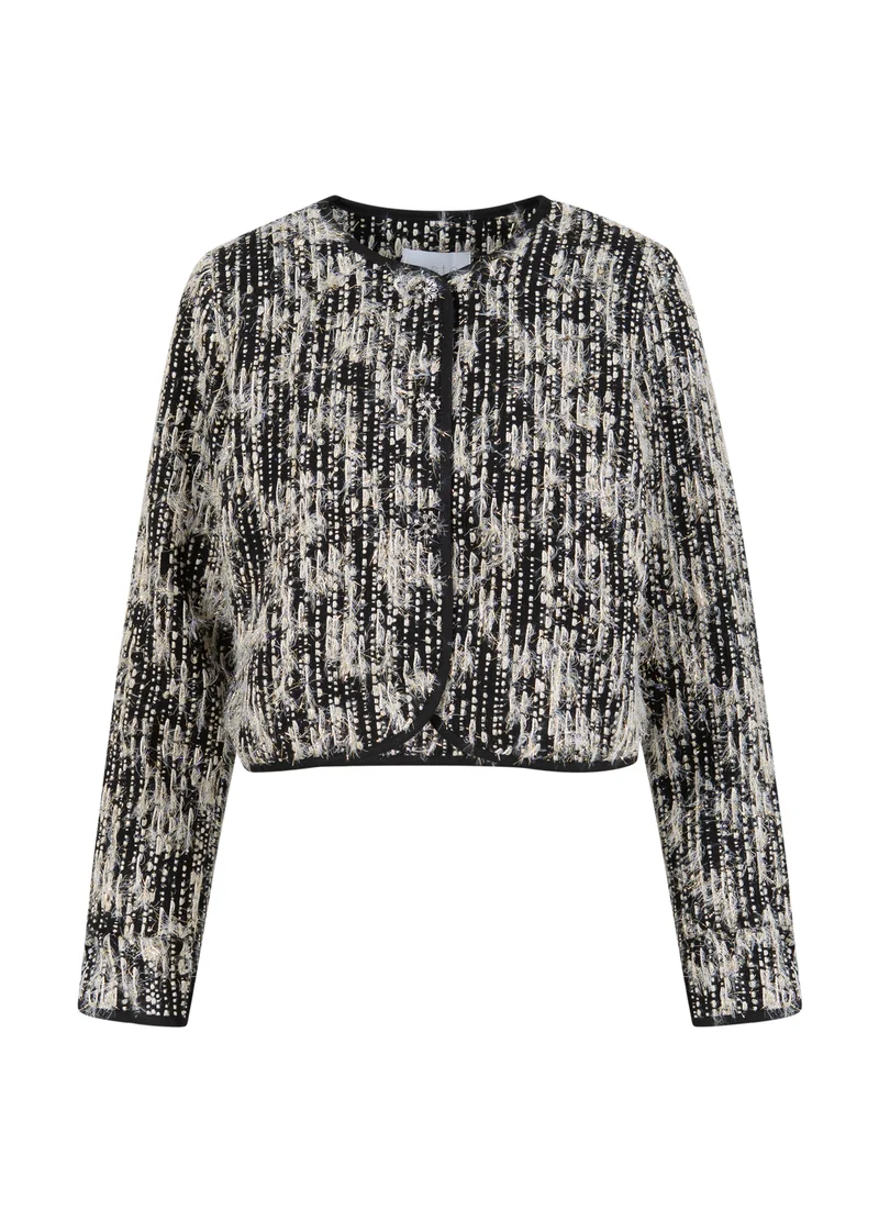 KORT JACKET - Black/silver