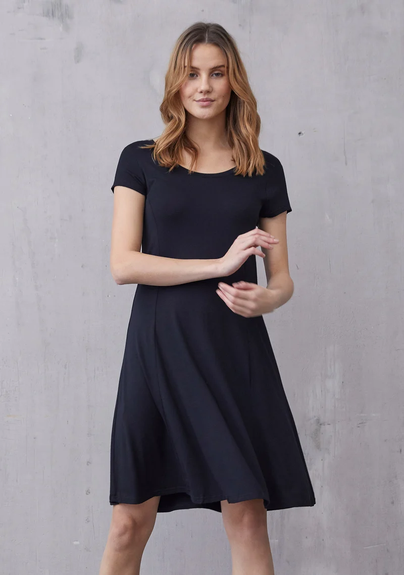 Kalla Jersey Dress - Black