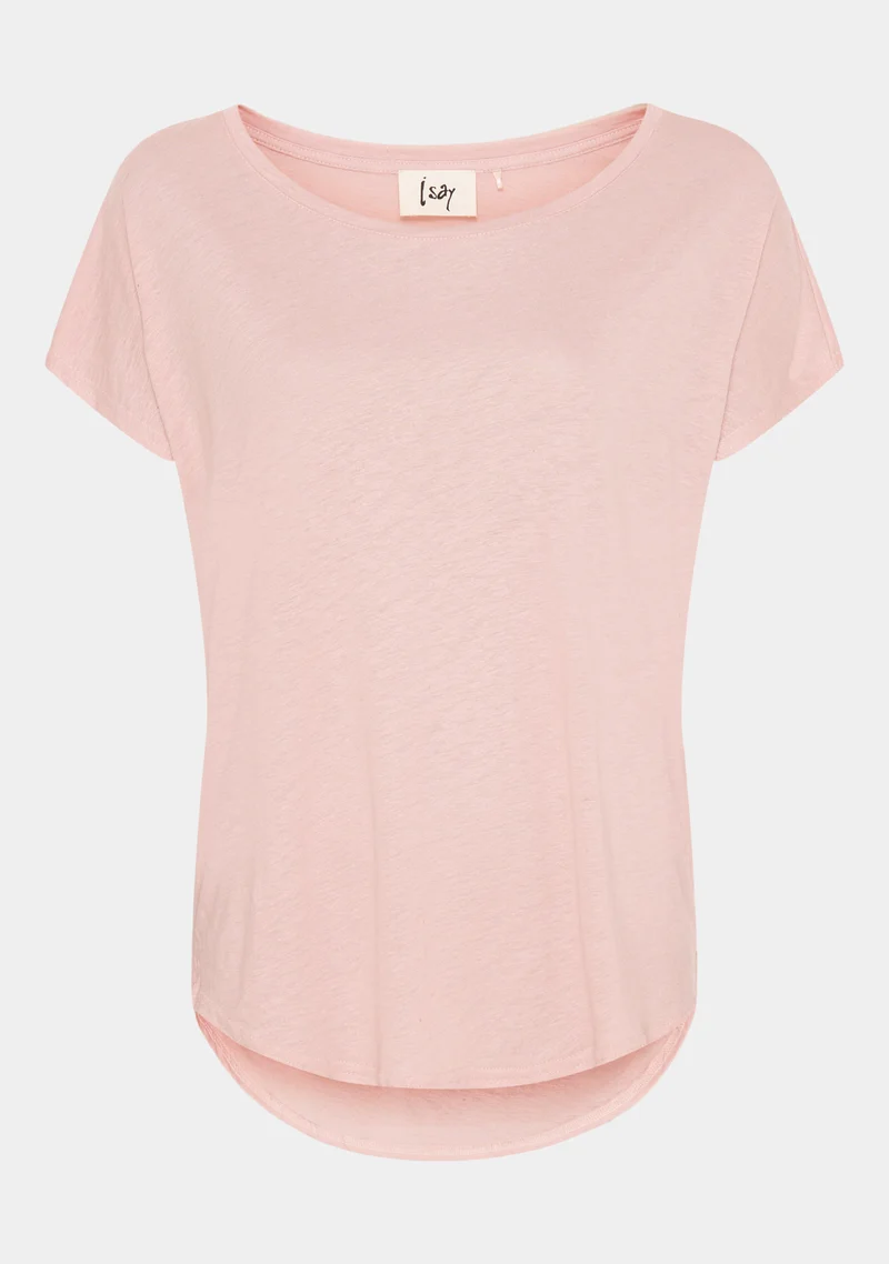 Tess O-Neck T-Shirt - Powder