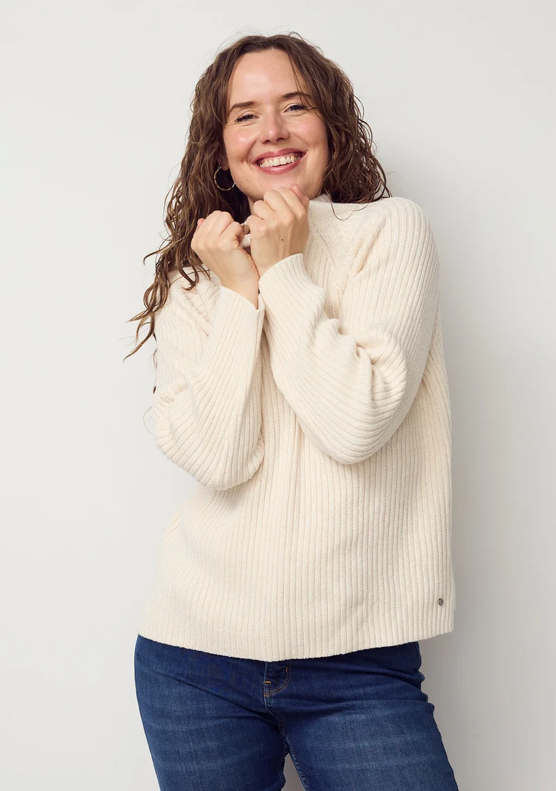 Tine Highneck Pullover - Desert Melange