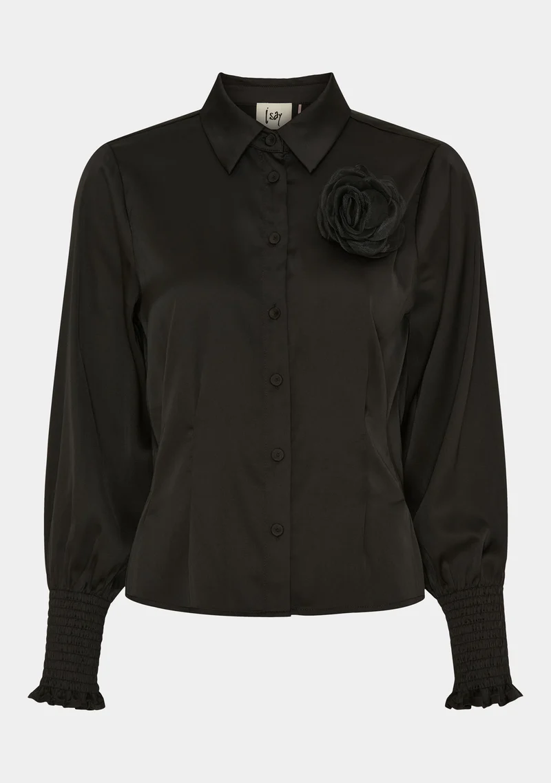 Steff Shirt Jacket - Black