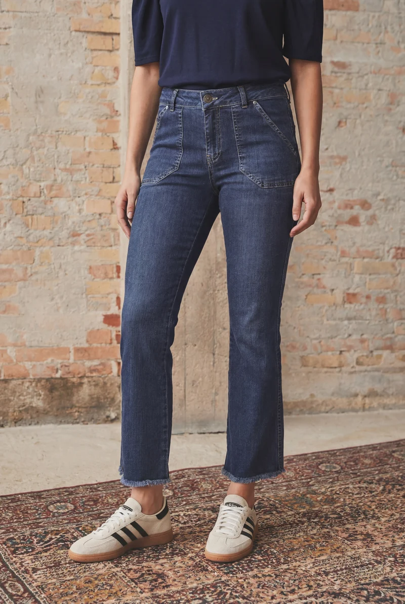 Como Flare Jeans - Dark denim