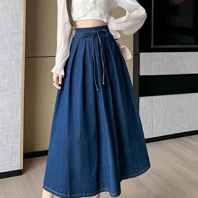 Sophie | Elegant Hög Midja Plisserad Midikjol för Kvinnor