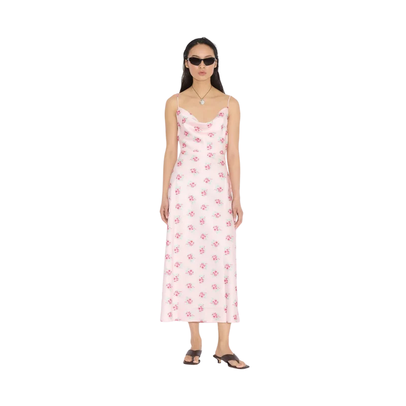 Eila Print Dress - Light Pink