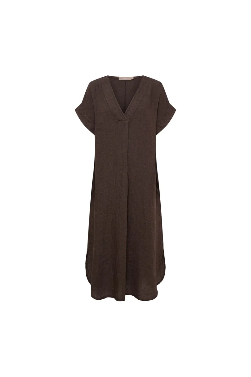 Marta Du Chateau - Mdcastra Dress Tc59555m - Mocha93913