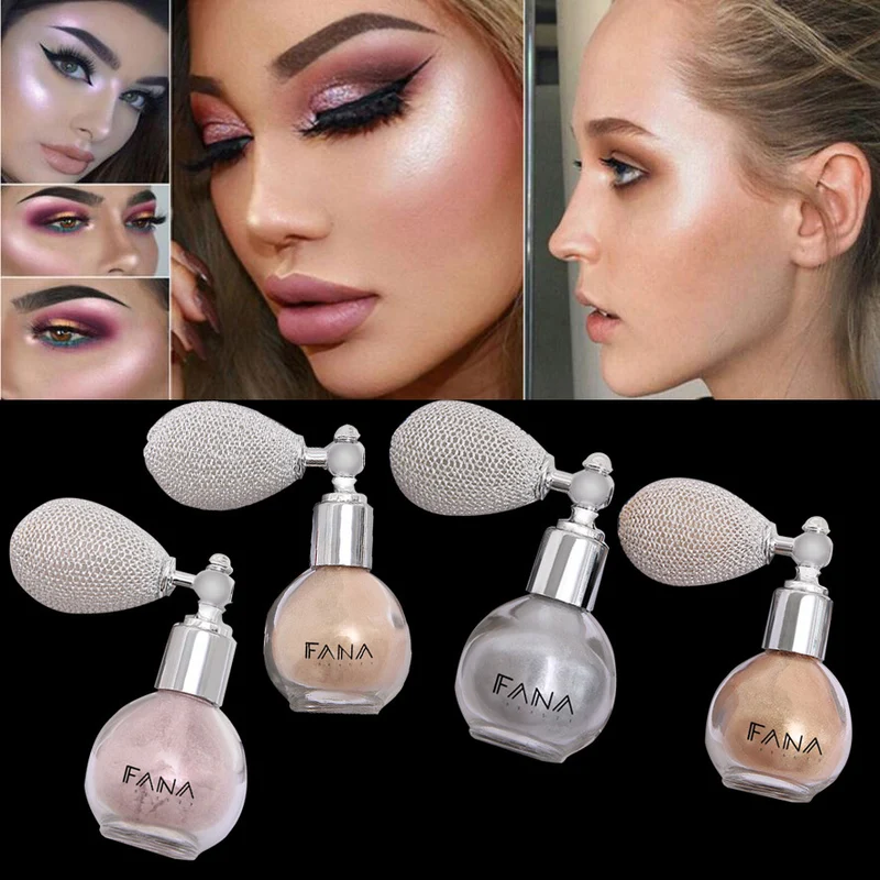Vibrato with the same powder FANA Eyeshadow Cross-border High Gloss Duster Airbag Body Fragrant Powder Greek Goddess Spray Glitter
