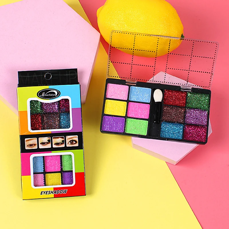 Eye shadow net red ins matte pearlescent eyeshadow palette earth color student makeup palette compact waterproof beginner eyeshadow