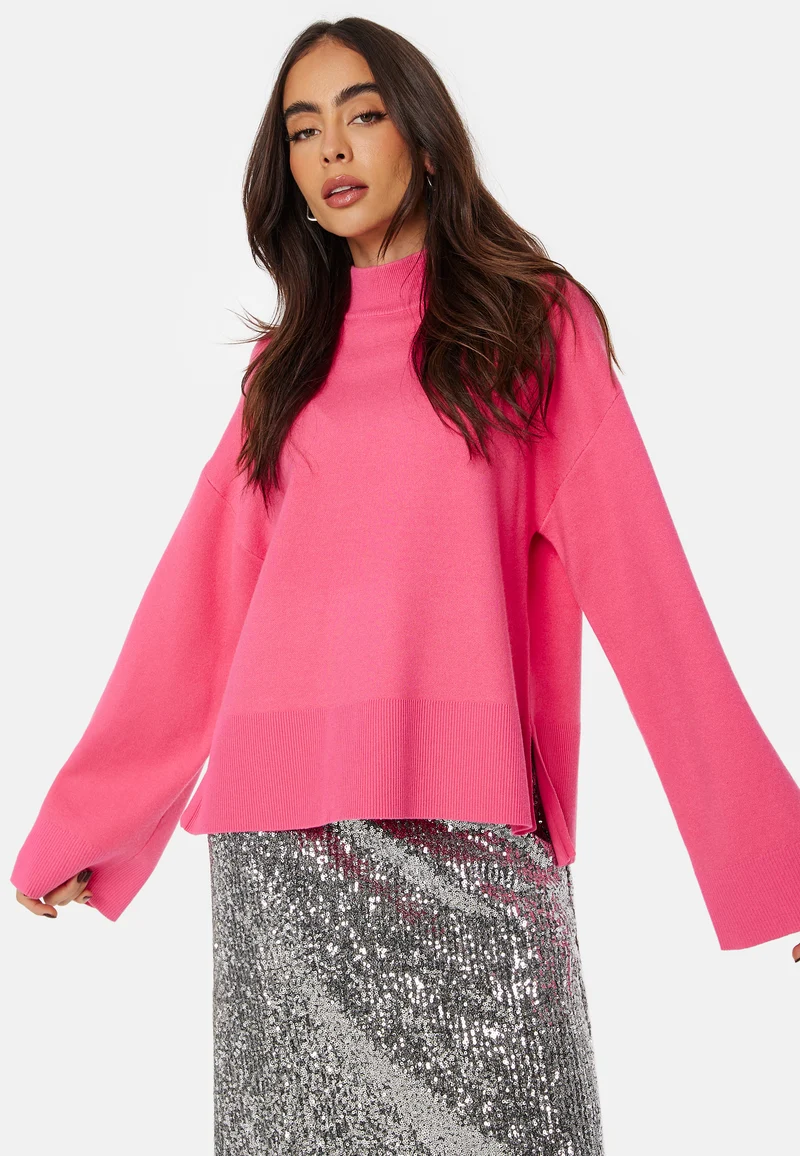 Pcfenda LS High Neck Knit