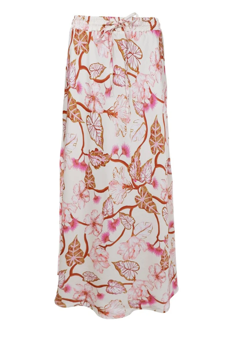 Black Colour - Bczelene Regular Skirt 41218 - Coral