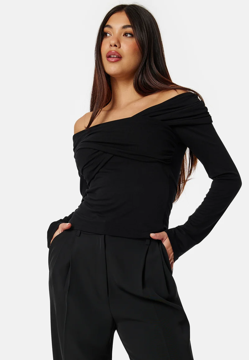 Off Shoulder Long Sleeve Top