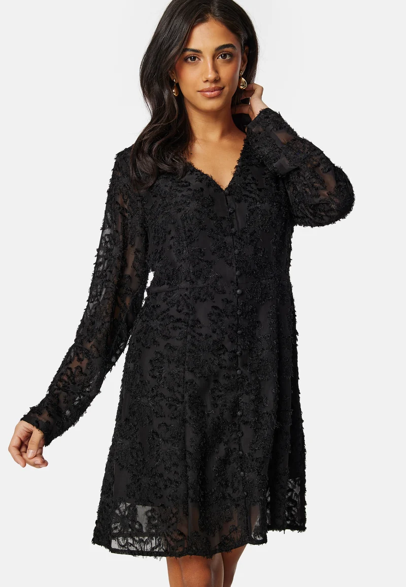 Fina LS Short Dress