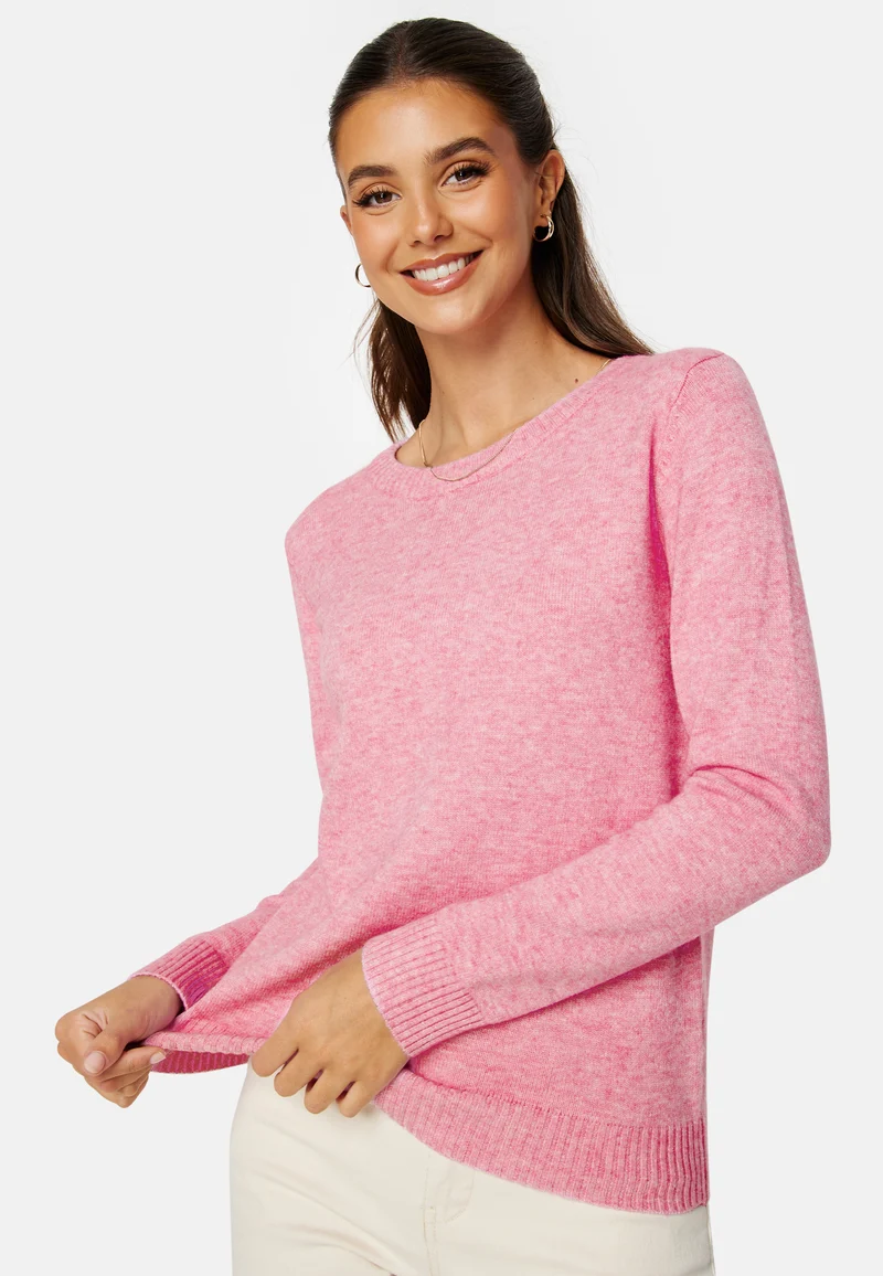 Viril O-neck L/S Knit Top