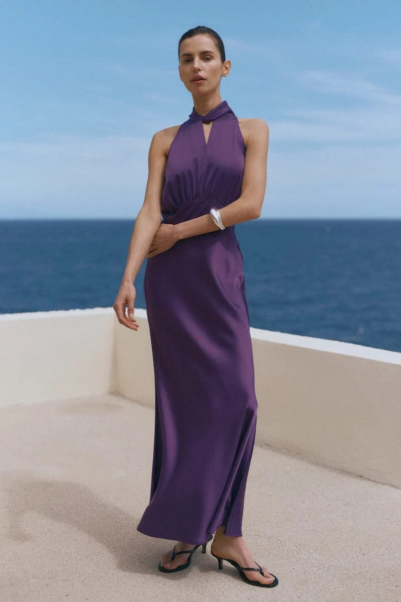 YAS - Yaspella Sl Maxi Dress Story - 5169288 Wineberry