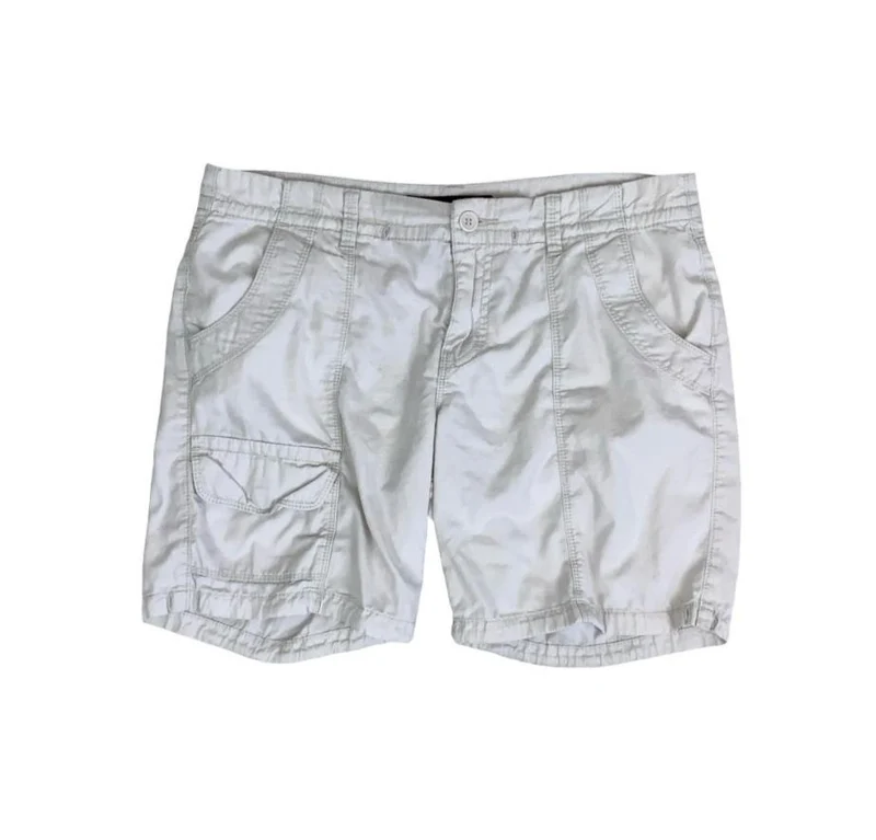VTG 90s y2k 'CALVIN KLEIN JEANS' OFF-WHITE CARGO HOT PANTS SHORT SHORTS M 12