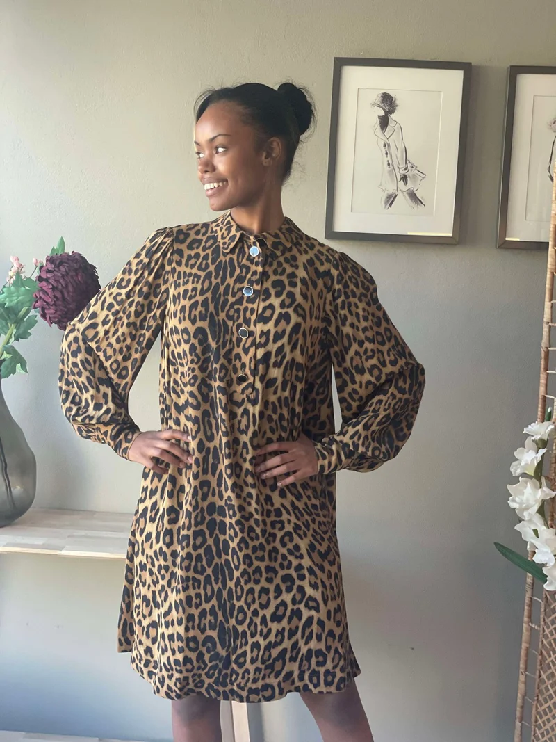 Leopard Diana Dress