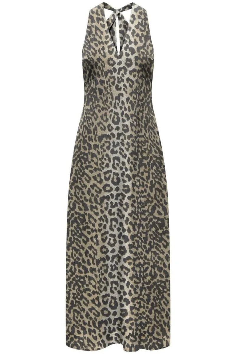Only - Onlnova Life Elite Sky Long Dress - 4746345 Timber Wolf 631 Wildlife
