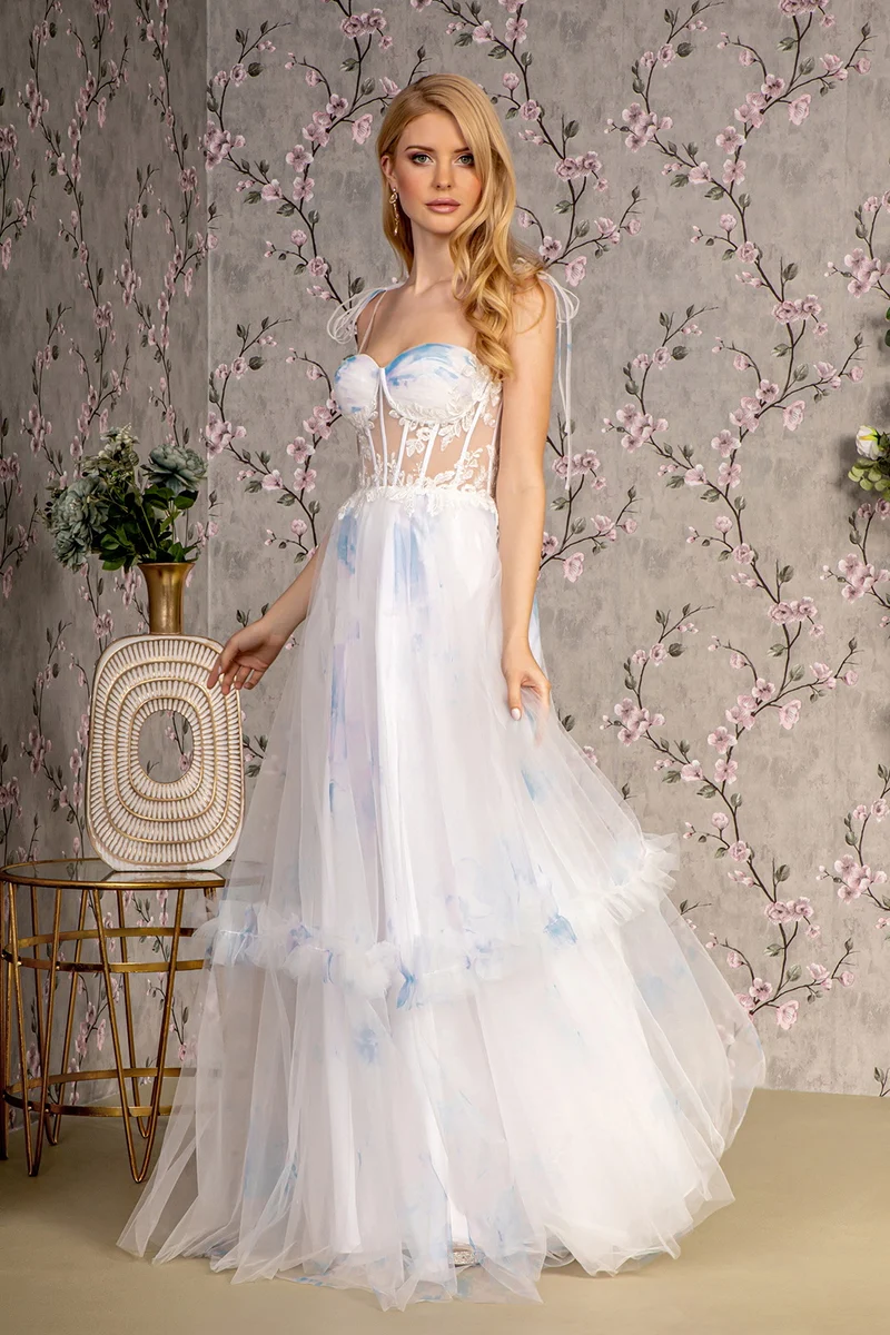 Broderi Sweetheart Halsringning A-linje kvinnor högtidlig klänning från GLS by Gloria - GL3208 - Speciella tillfällen/kurvor