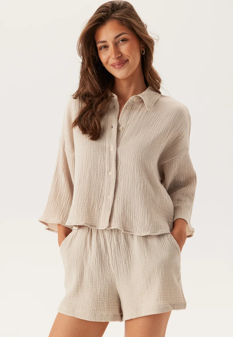 Vmnatali crop shirt