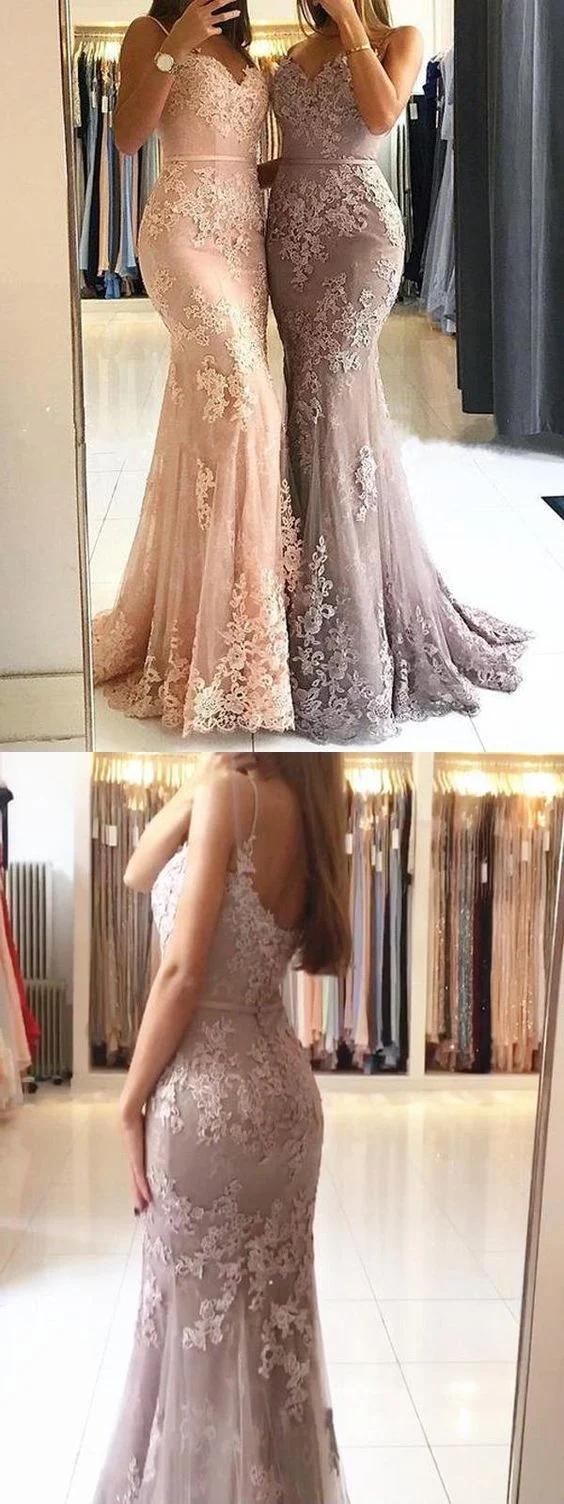 Lace Mermaid Lång Festklänning | Formell balklänning