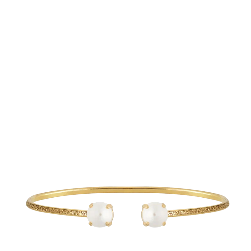 Classic Petite Bracelet Gold - Pearl
