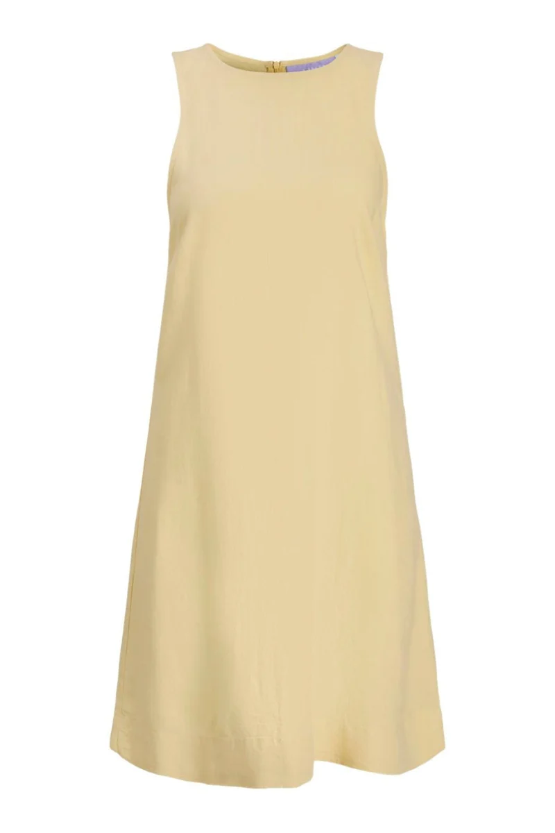 Jjxx - Jxalmira Linen Ble Short Sl Dress Re - 5015087 Sunlight