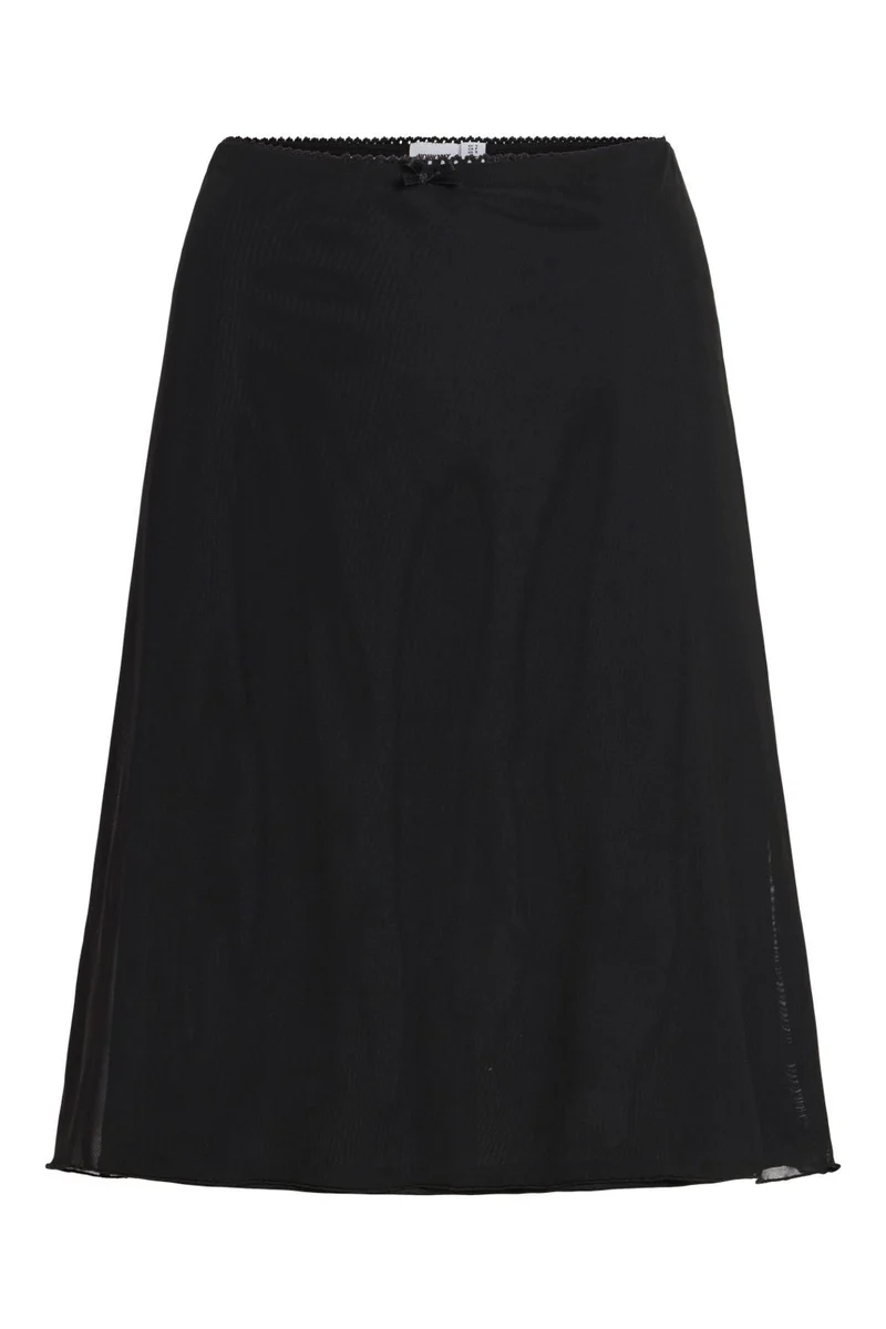 Noisy May - Nmjudith Lw Mesh Skirt - 5197212 Black