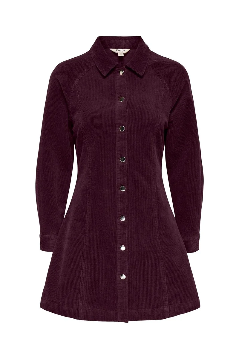 Only - Onlzeva L/S Short Cord Dress Cc - 5101105 Fig