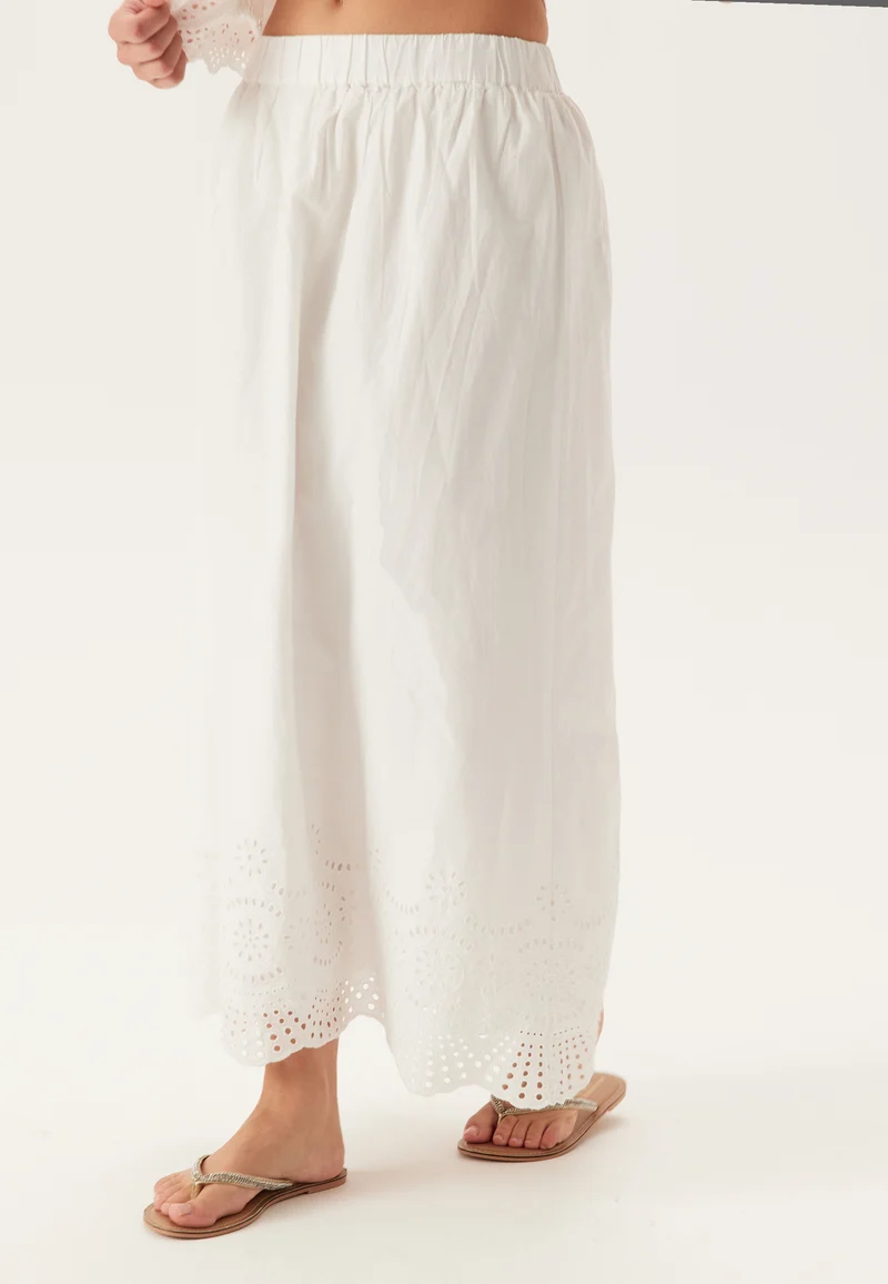 Onllou Life Emb Long Skirt