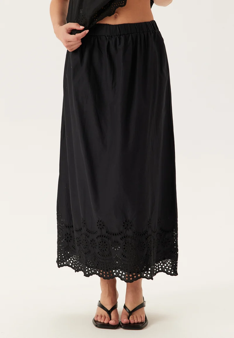 Onllou Life Emb Long Skirt